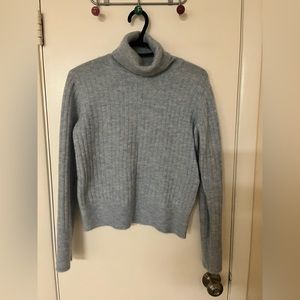 Sky Blue Zara Turtleneck Sweater